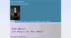 Desktop Screenshot of anna-victoria-baltrusch.de